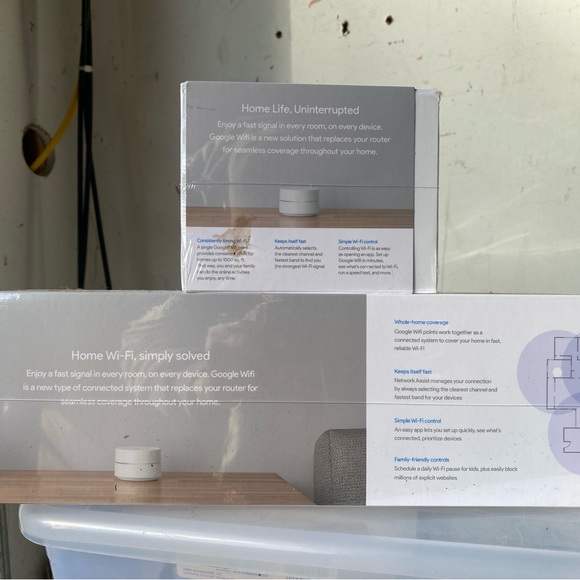 Google Wifi Model AC1304 Whole Home Mesh Wi-Fi System 4-Pack Brand New - Picture 6 of 8